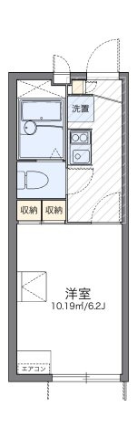 レオパレスエターナルⅡの間取り