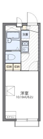 レオパレスエターナルⅡの間取り