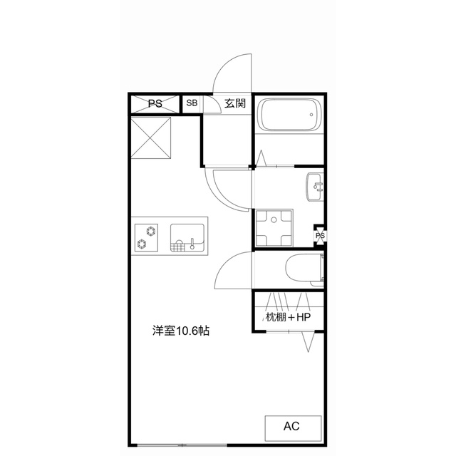 MQuarto梅郷Ⅱの間取り