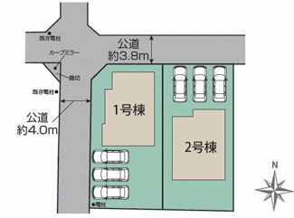 【区画図】 | ☆☆☆新築分譲　郡山市富田町西原TE　全２棟！！ | 全体区画図です