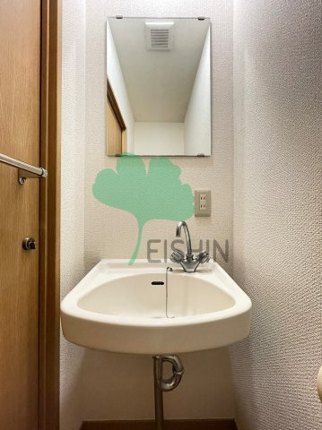 エステートモア天神スタジオの洗面所|シンプルで使いやすい洗面台です！