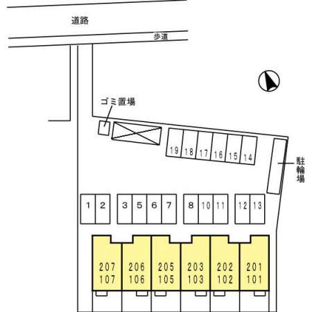 レトワールの区画図