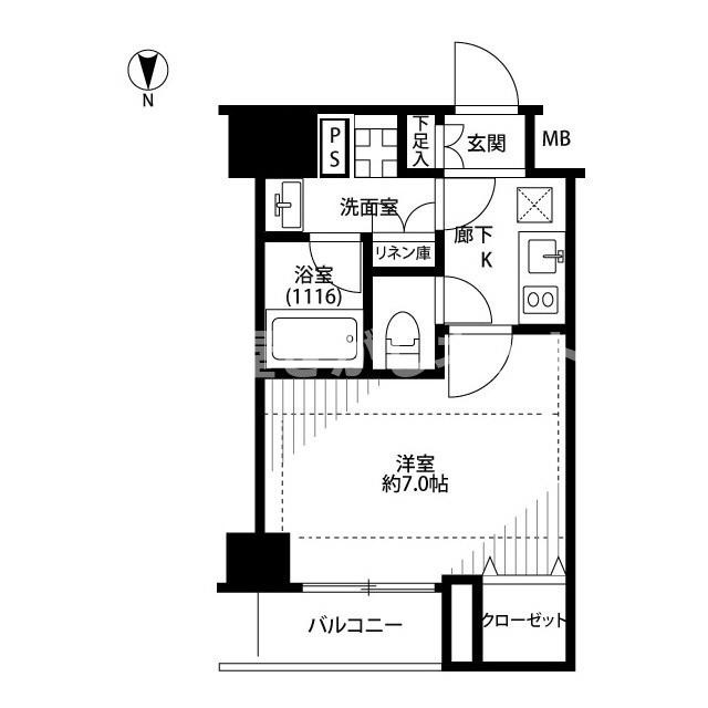 プレール・ドゥーク西新宿五丁目【おとり物件なし】#学生・社会人にオススメ！初期費用分割払いOK！の間取り