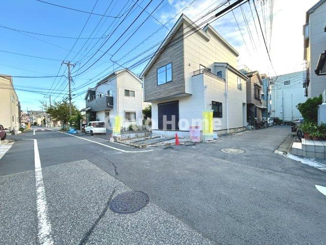 江戸川区大杉5丁目新築分譲住宅の前面道路含む現地写真|全面道路