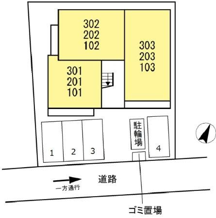 メルディア・エルユの区画図