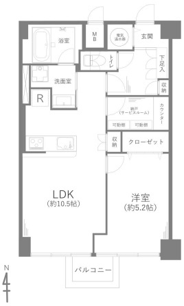 日興パレス高田馬場の間取り