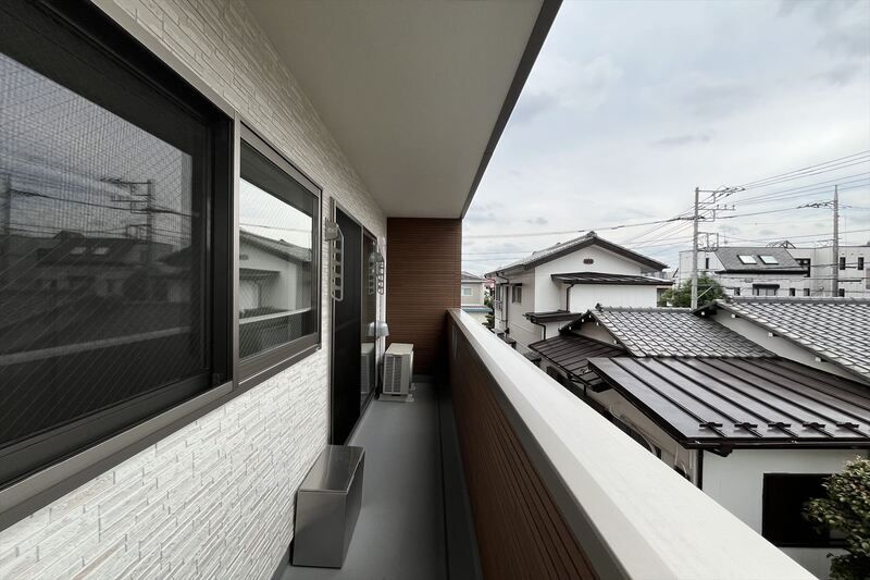 リーブルファイン東宮原のバルコニー