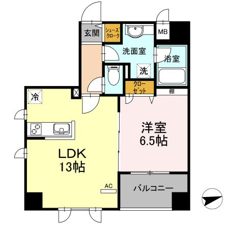 コンフォートレジデンス上大岡XIの間取り