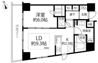 ユニロイヤル西早稲田の間取り