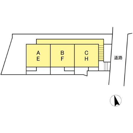 ドルチェ山手の区画図
