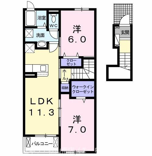 【間取り】 | クリスタル・Ｄｏｏｒ