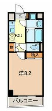 オロール南浦和の間取り