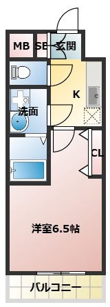 エスリードレジデンス都島シティフロントの間取り