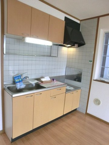 グリーンパレスＢのキッチン|キッチンです