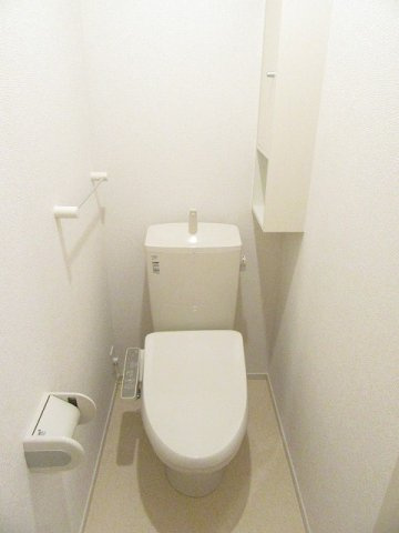 ブライト安芸　Ｂ棟のトイレ|トイレもきれいです
