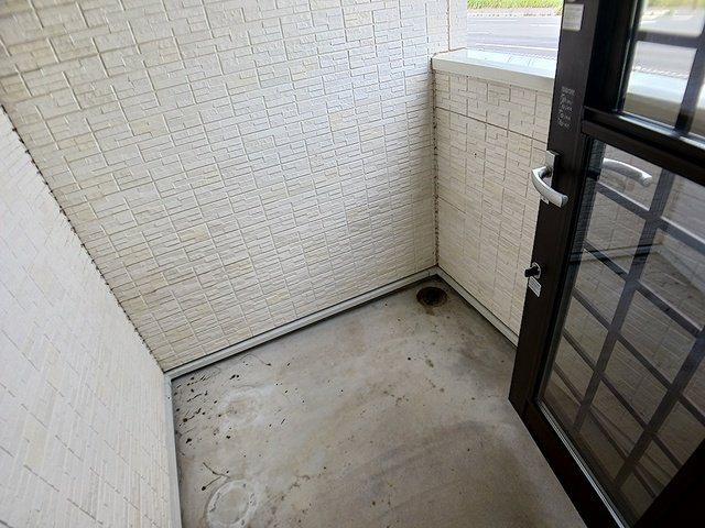アイリスＥのバルコニー|陽当たり良好なバルコニーです