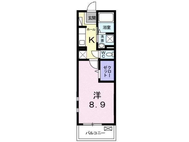 アルカディア　Ⅳの間取り