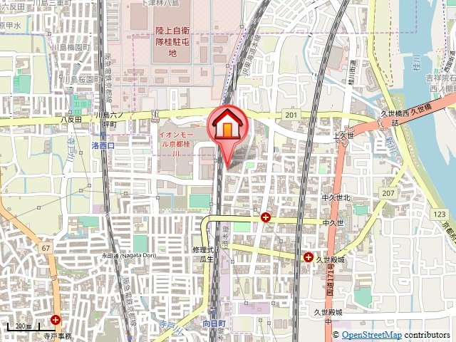 APPARTEMENT四季の地図