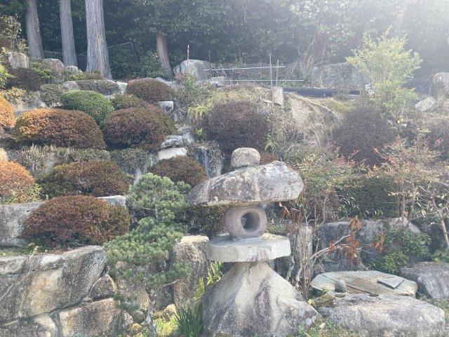 栃原　戸建ての庭|お庭が付いています