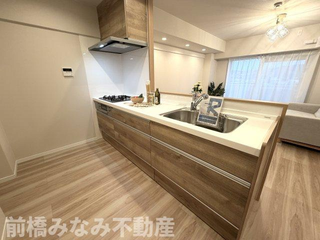 【中古マンション】高崎市並榎町　ホーユウパレス　512号室のキッチン|お料理しやすいキッチンです
