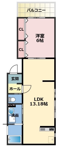 Ciel　Court(シエル　コート)門真南の間取り