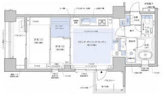 【間取り】 | クレヴィア東京八丁堀 Chuo Minato