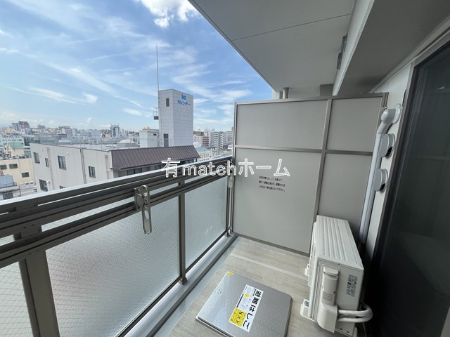 エスリード大阪イーストエッジのバルコニー