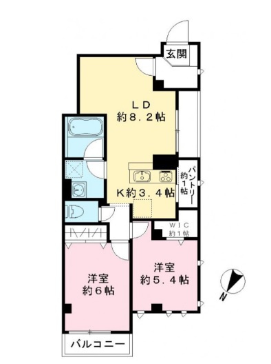 (仮称)ビューノ中央の間取り|間取り