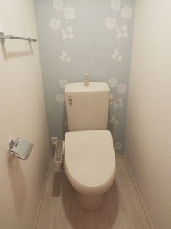 【トイレ】 | ルークス花園 | 落ち着いたトイレです
