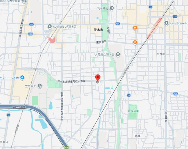 レジデンスラリビエールの地図