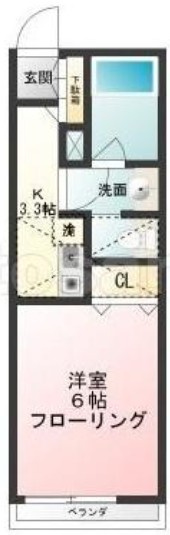 秋津ファランドールの間取り