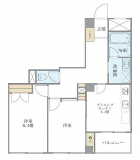 【間取り】 | アールコート南六郷 | 間取りです。