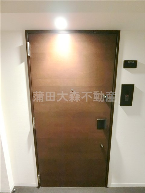 レジディア蒲田Ⅴの玄関