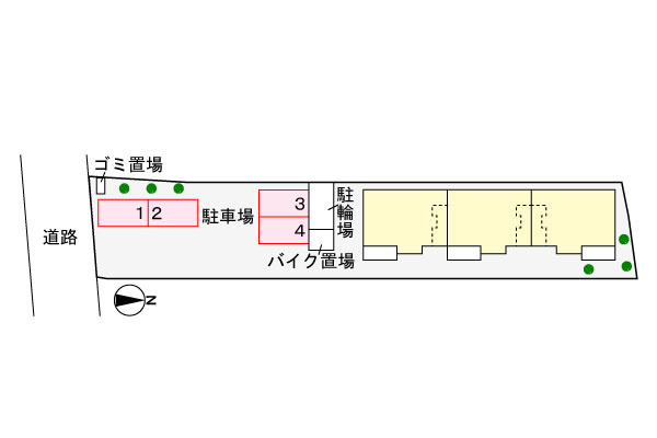 プラシージュの区画図