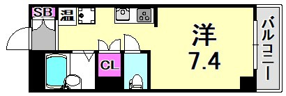 COZY園田の間取り