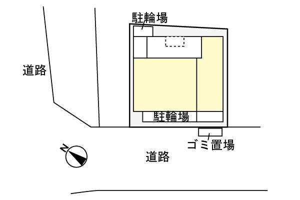 ヒルトップⅡの駐車場