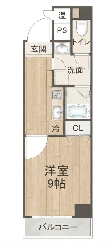 CITY SPIRE上本町の間取り