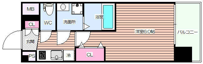 【間取り】 | レオンコンフォート梅田北