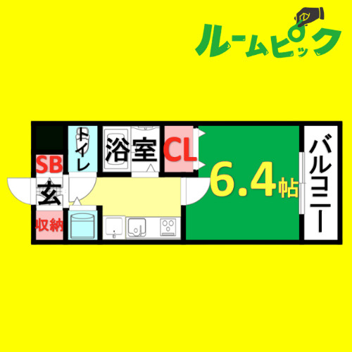 プレサンス上前津リラクシア　名古屋市賃貸　仲介手数料無料の間取り