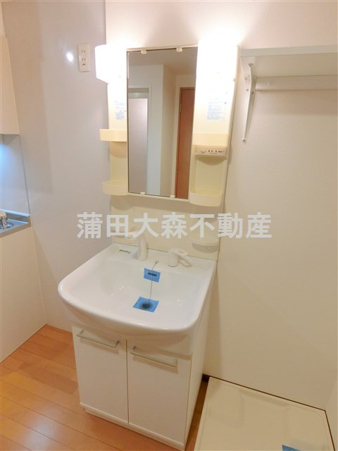 カーサベルデスⅡの洗面所|独立洗面台　洗濯機置き場　