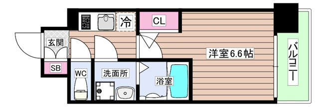 【間取り】 | エスリード京橋アミュゼ