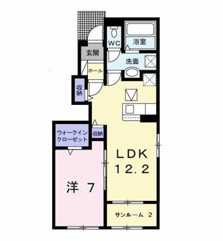 【間取り】 | パラティ君津Ⅱ