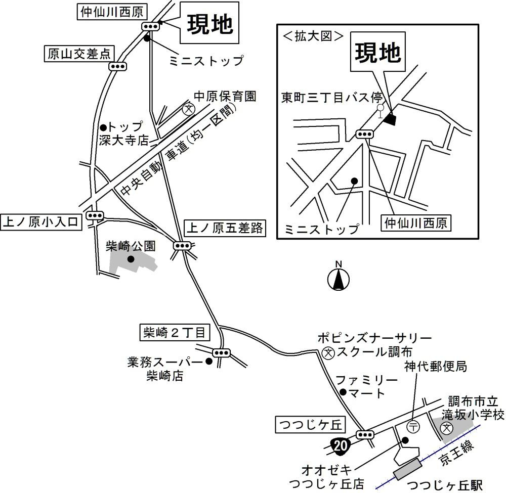 エミューの周辺