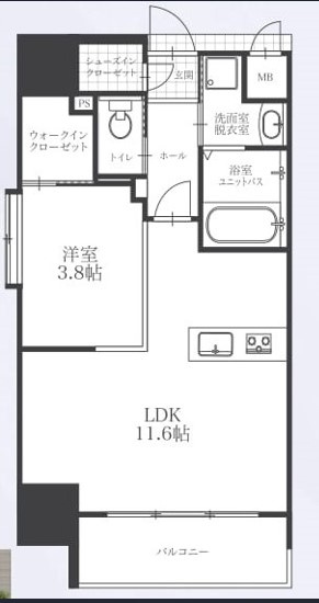 アバンティうめきたの間取り