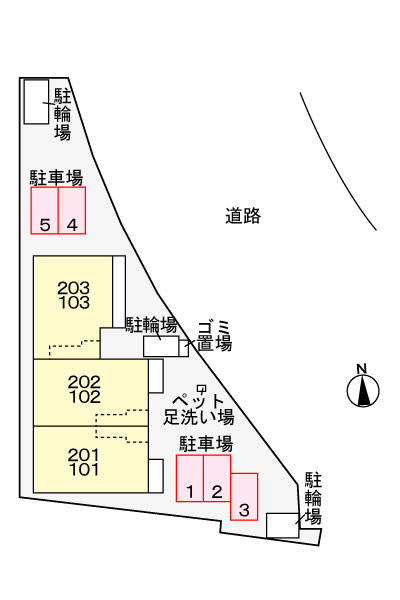 コンソラータの区画図