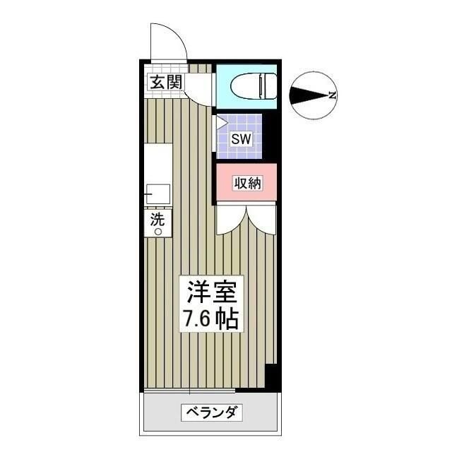 小手指シティハイツの間取り