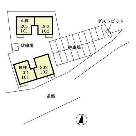 ドレミメゾン　ＡＢの区画図