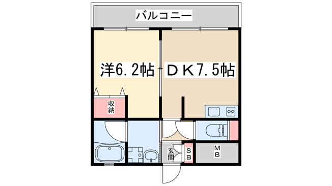 【間取り】 | エスグランデ江坂公園