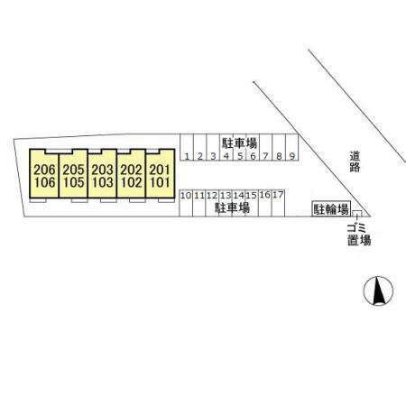 ブレポットの区画図