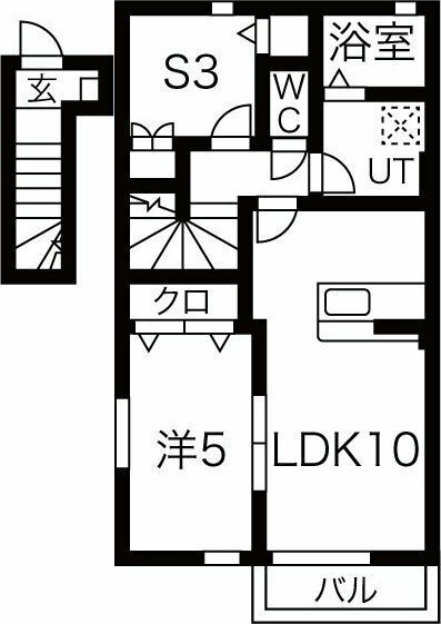 grand parace十二丁目IIIの間取り
